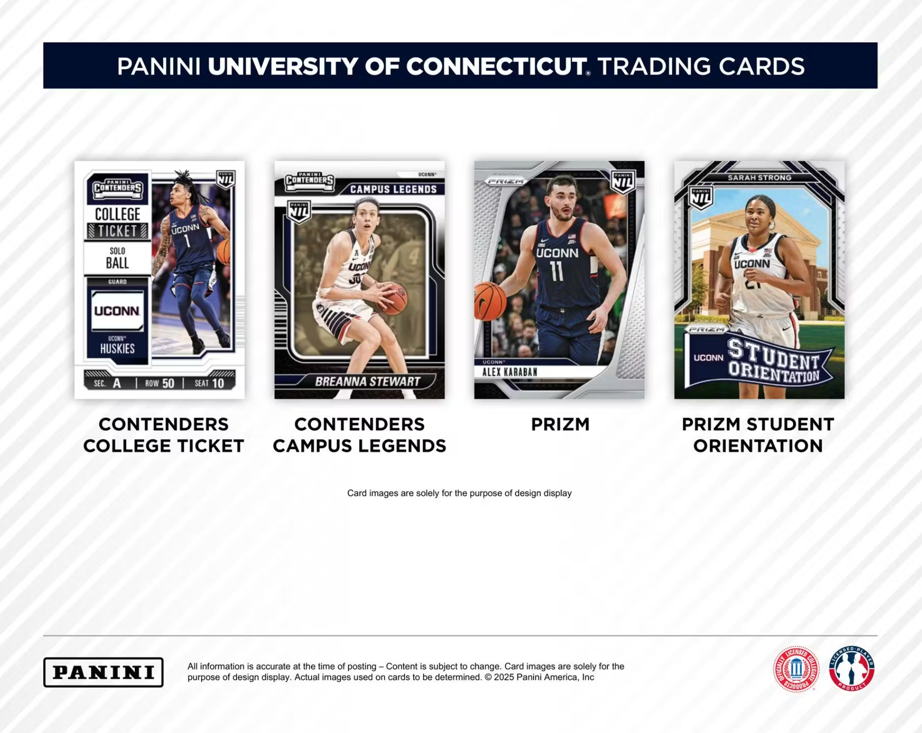 2024/25 Panini UConn Collegiate Basketball 6-Pack Blaster Box