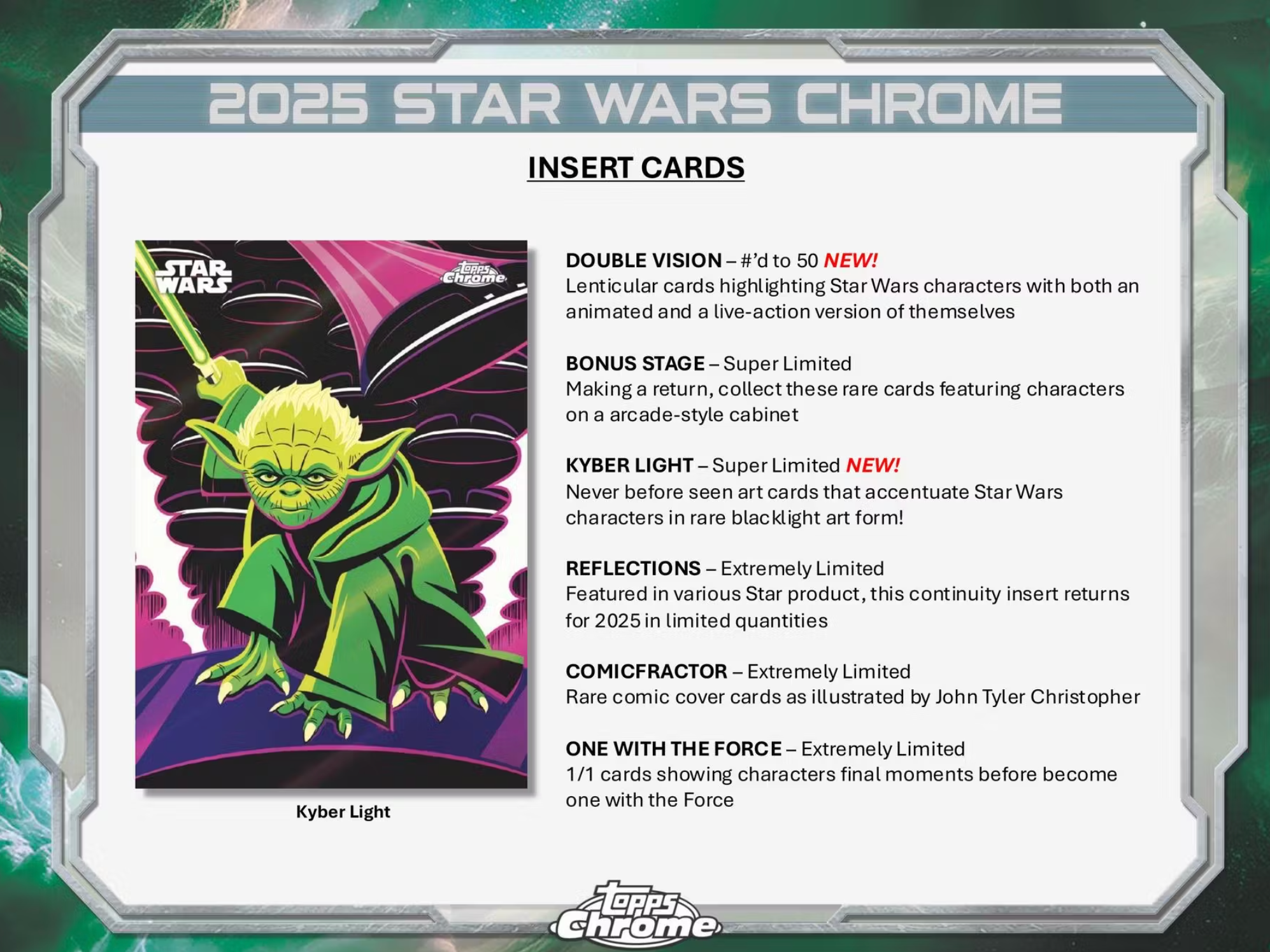 2025 Star Wars Chrome Hobby Box
