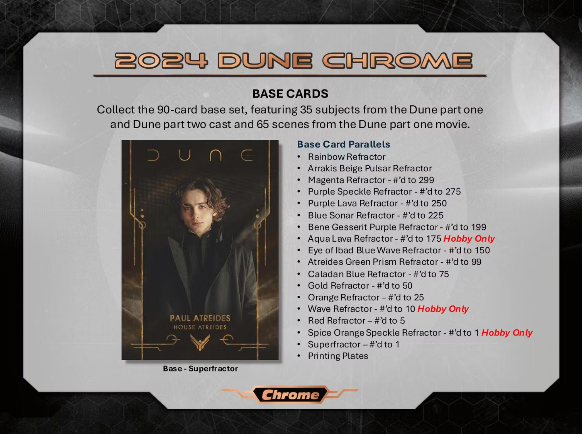 2024 Dune Chrome Hobby Box