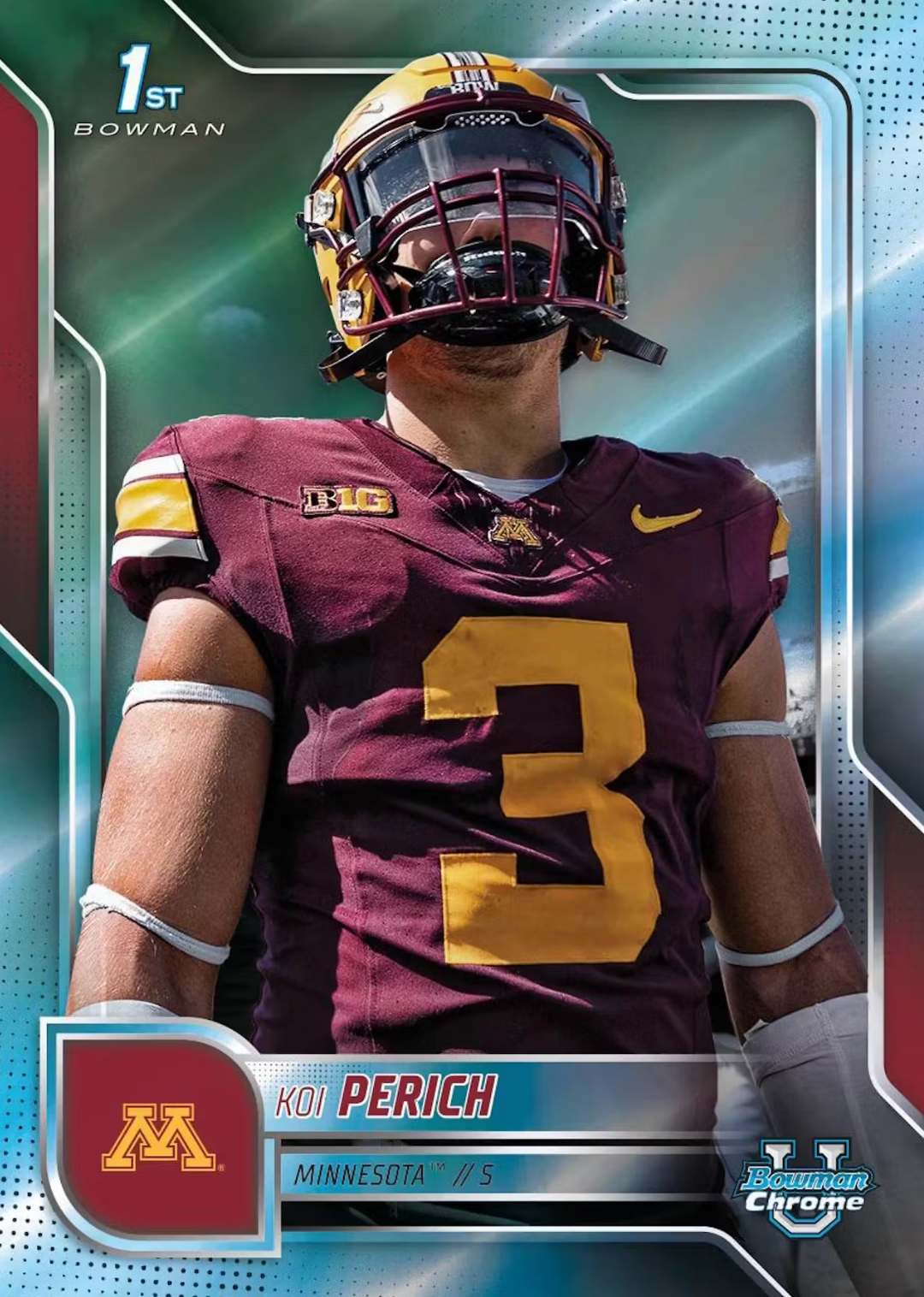 2025 Bowman University Chrome Football 7-Pack Blaster Box