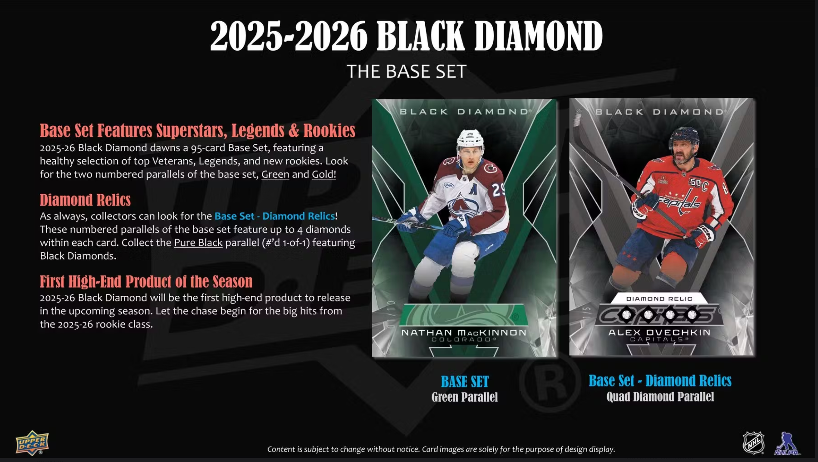 2025/26 Upper Deck Black Diamond Hockey Hobby Box