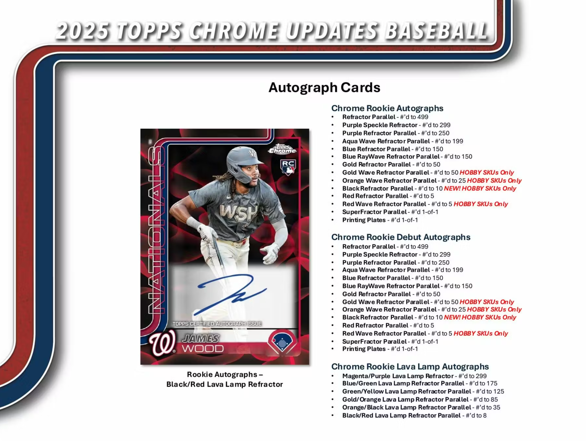 2025 Topps Chrome Update Series Baseball Hobby Jumbo Box