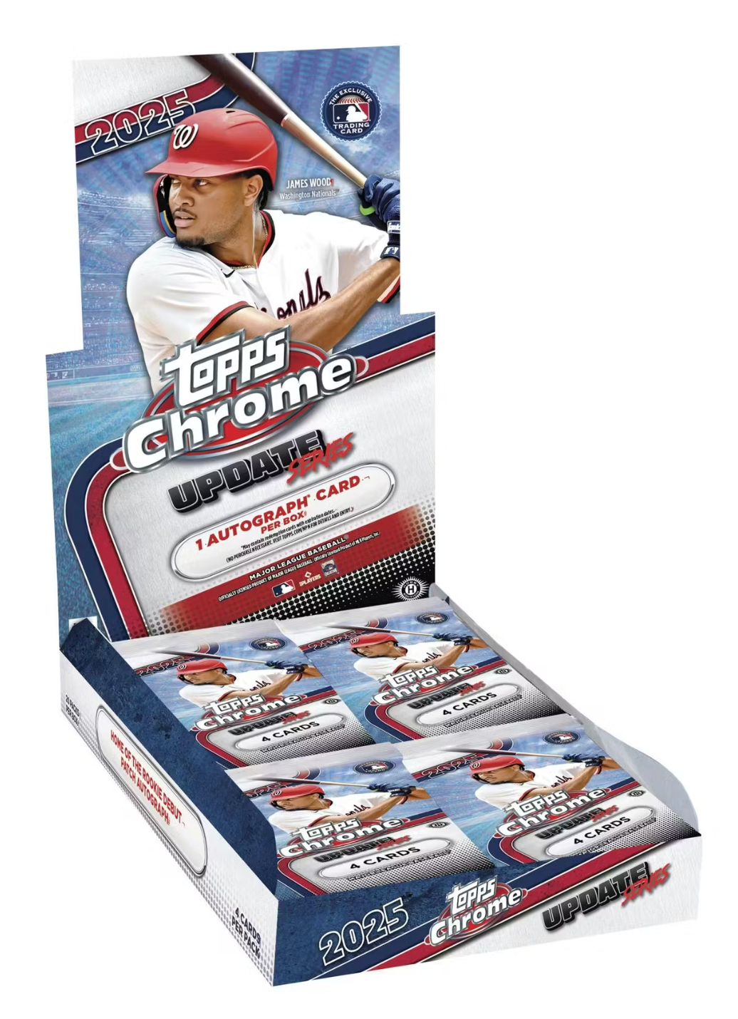 2025 Topps Chrome Update Series Baseball Hobby Box