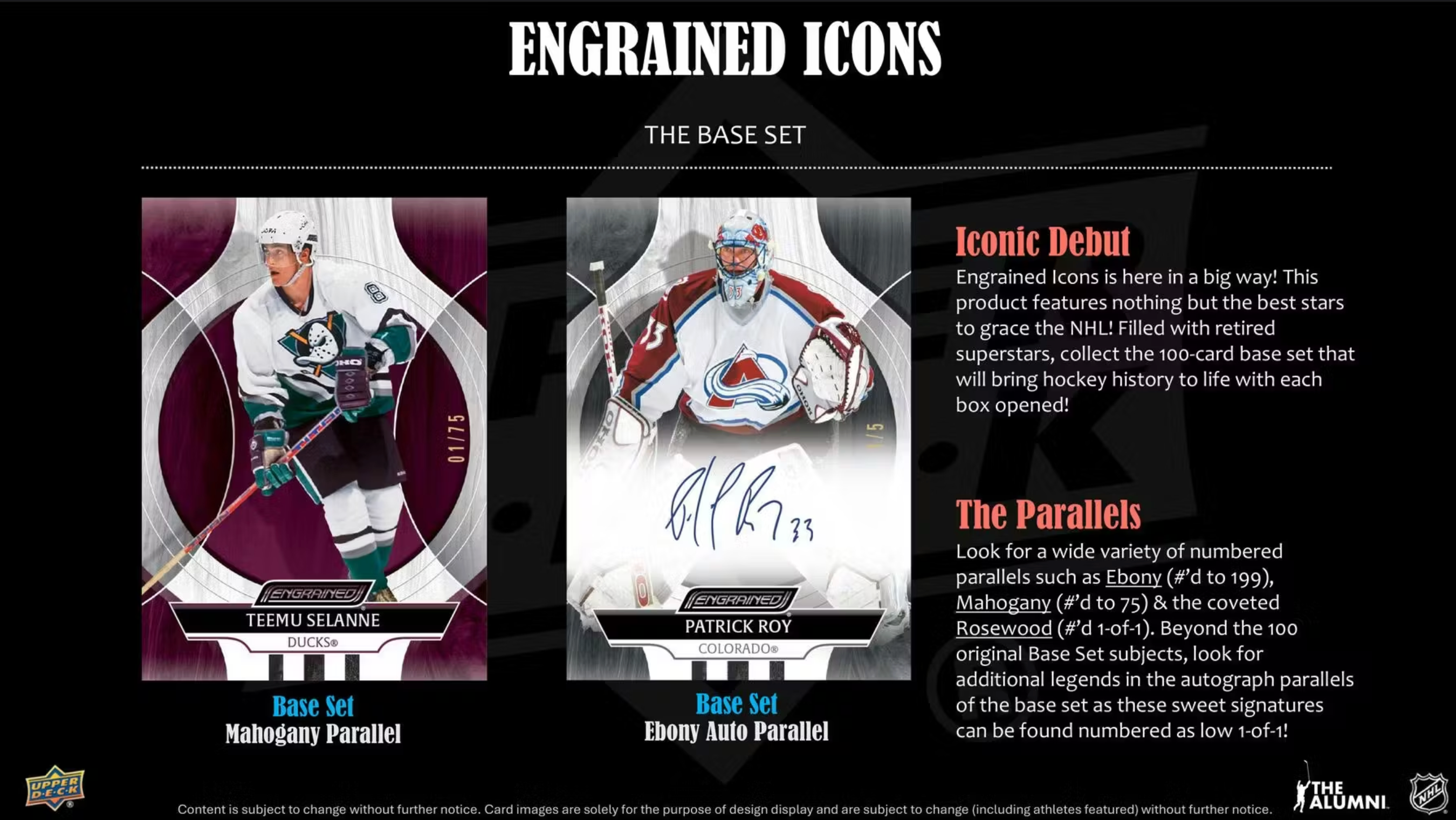 2024/25 Upper Deck Engrained Icons Hockey Hobby Box