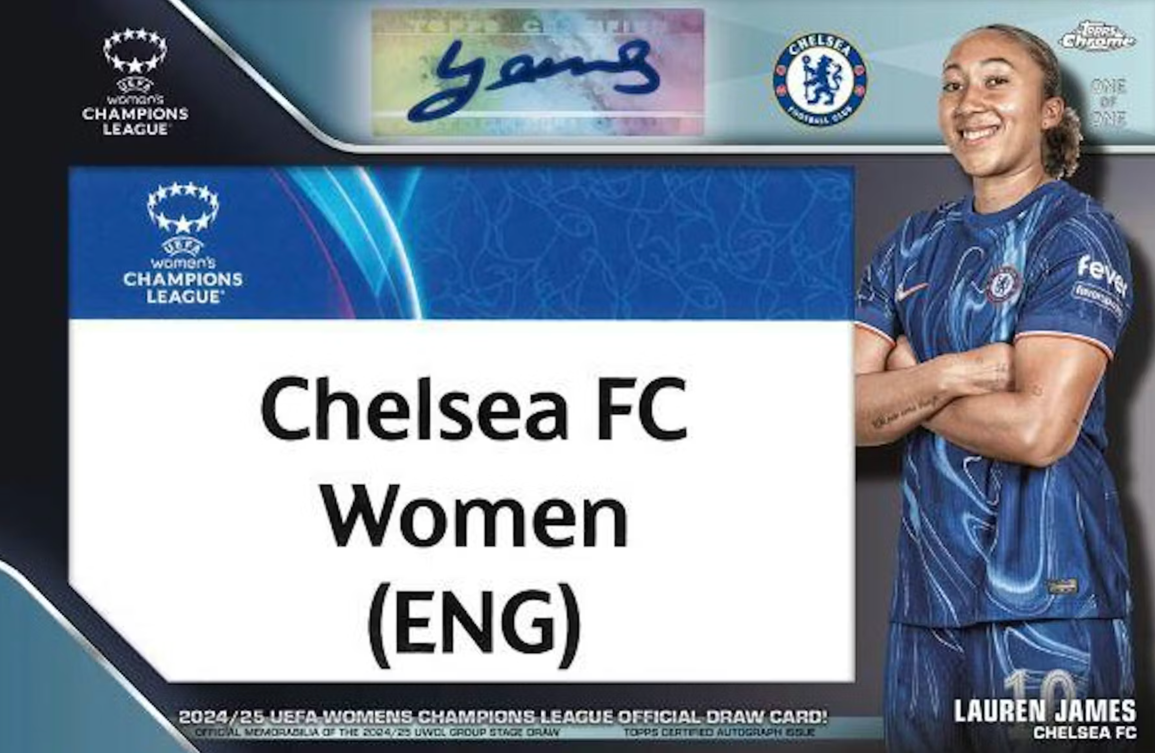 2024/25 Topps Chrome UEFA Women's C.L. Soccer Hobby Box