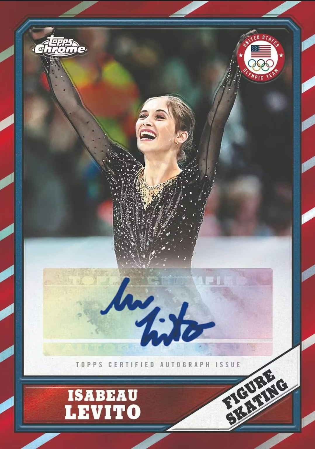 2026 Topps Chrome U.S. Olympics 7-Pack Blaster Box