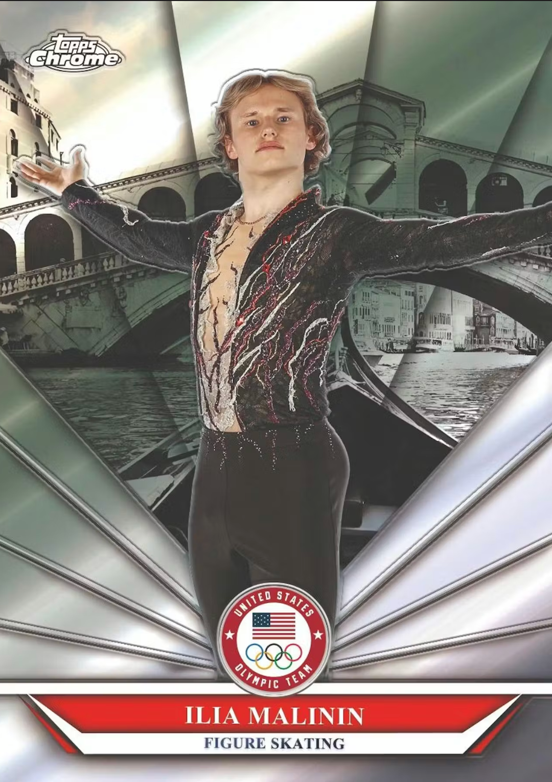 2026 Topps Chrome U.S. Olympics 7-Pack Blaster Box