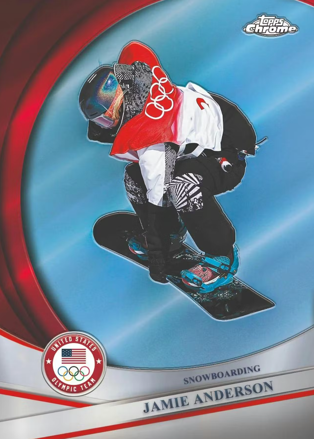 2026 Topps Chrome U.S. Olympics 7-Pack Blaster Box