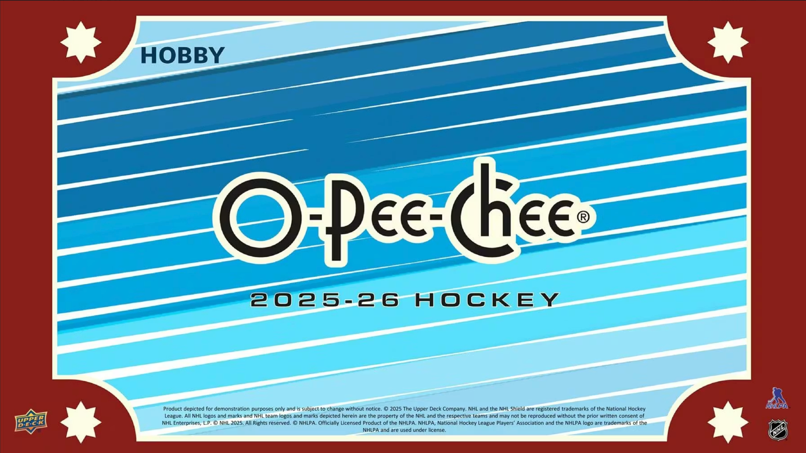 2025/26 Upper Deck O-Pee-Chee Hockey Hobby Box