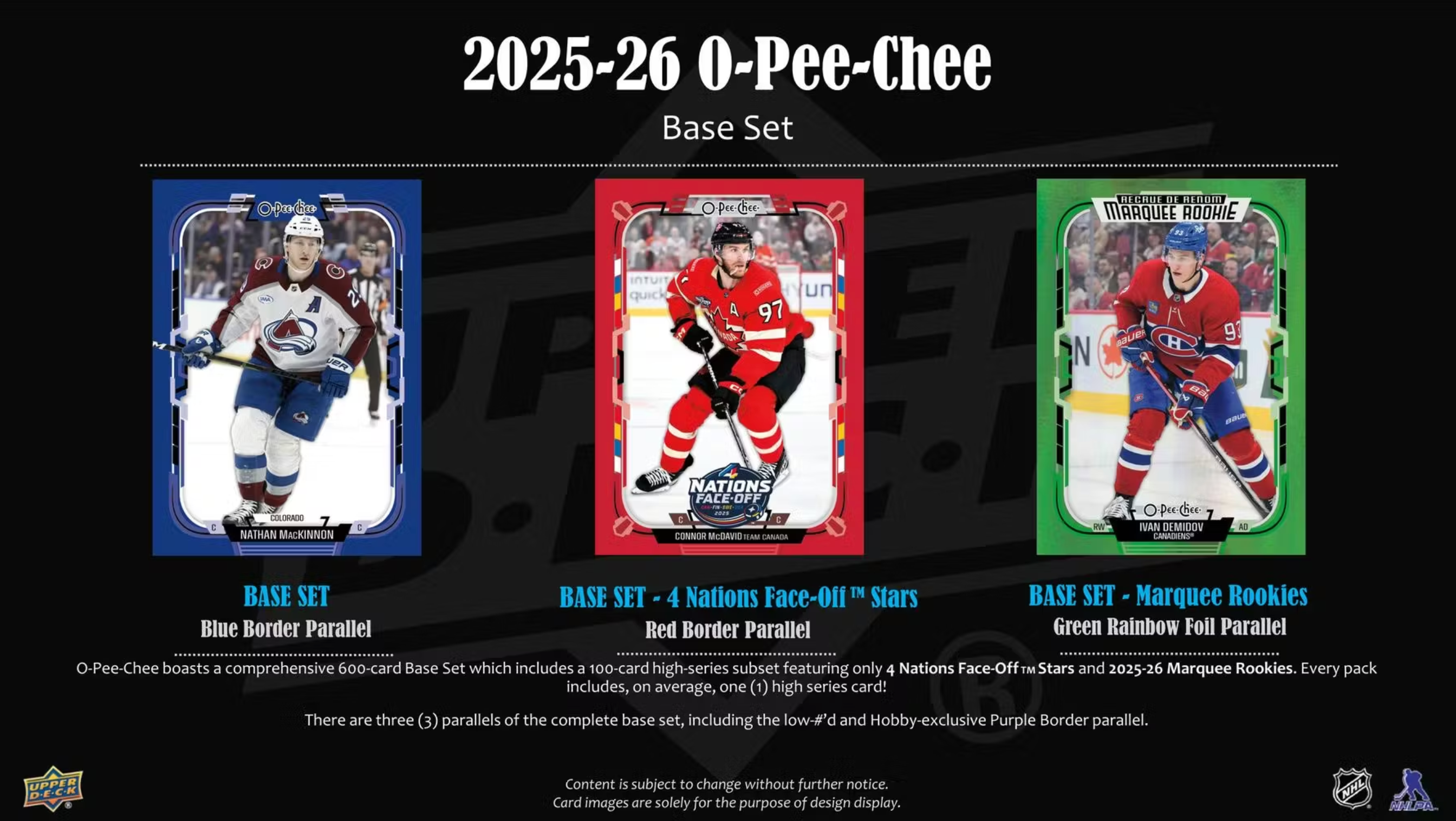 2025/26 Upper Deck O-Pee-Chee Hockey Hobby Box