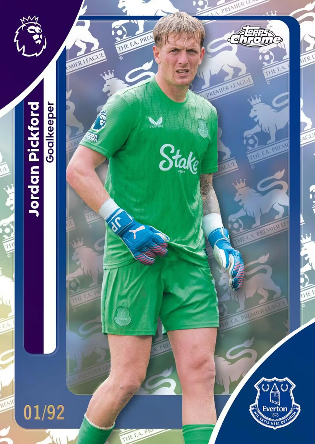 2026 Topps Chrome Premier League EPL Soccer Hobby Box