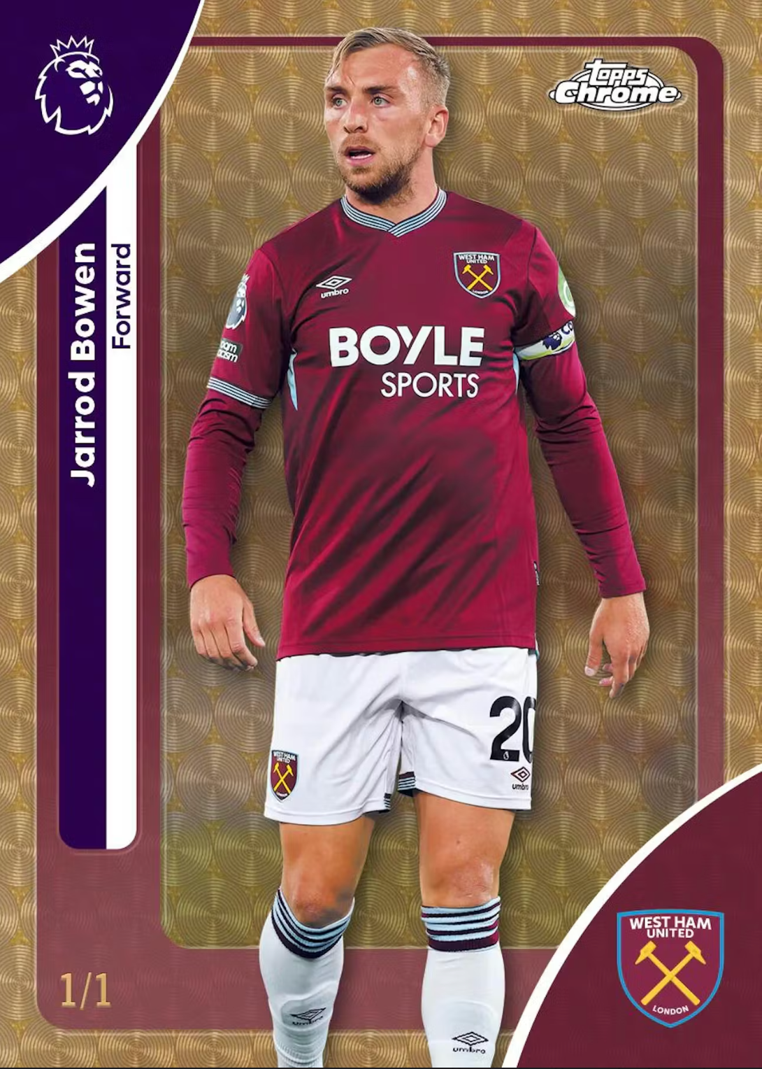 2026 Topps Chrome Premier League EPL Soccer Hobby Box