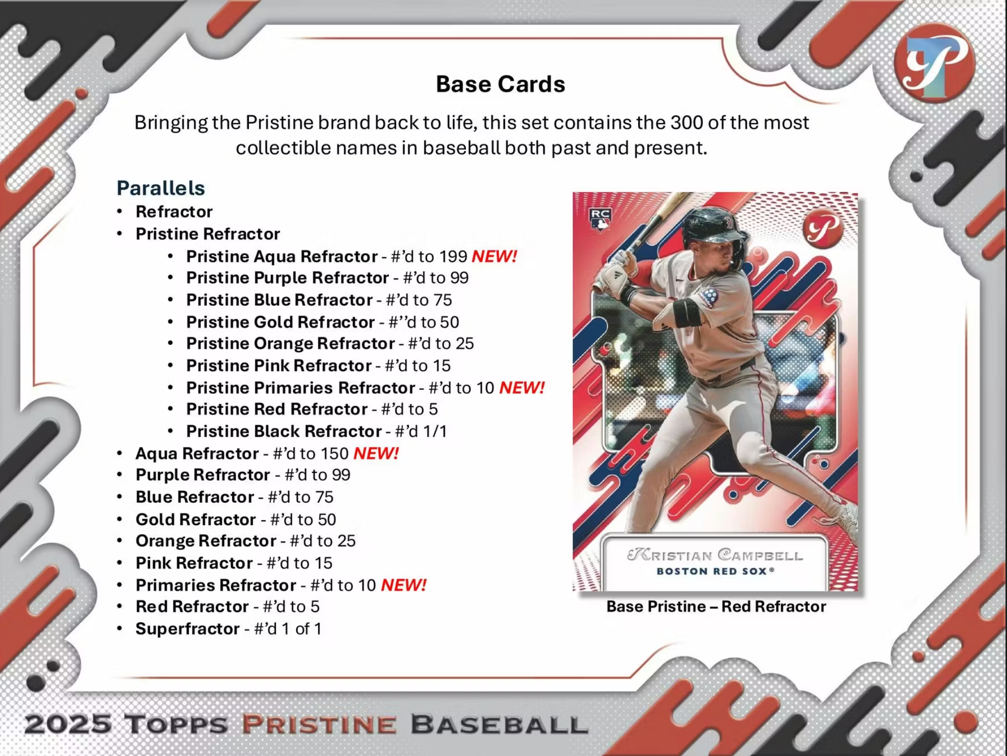 2025 Topps Pristine Baseball Hobby Box