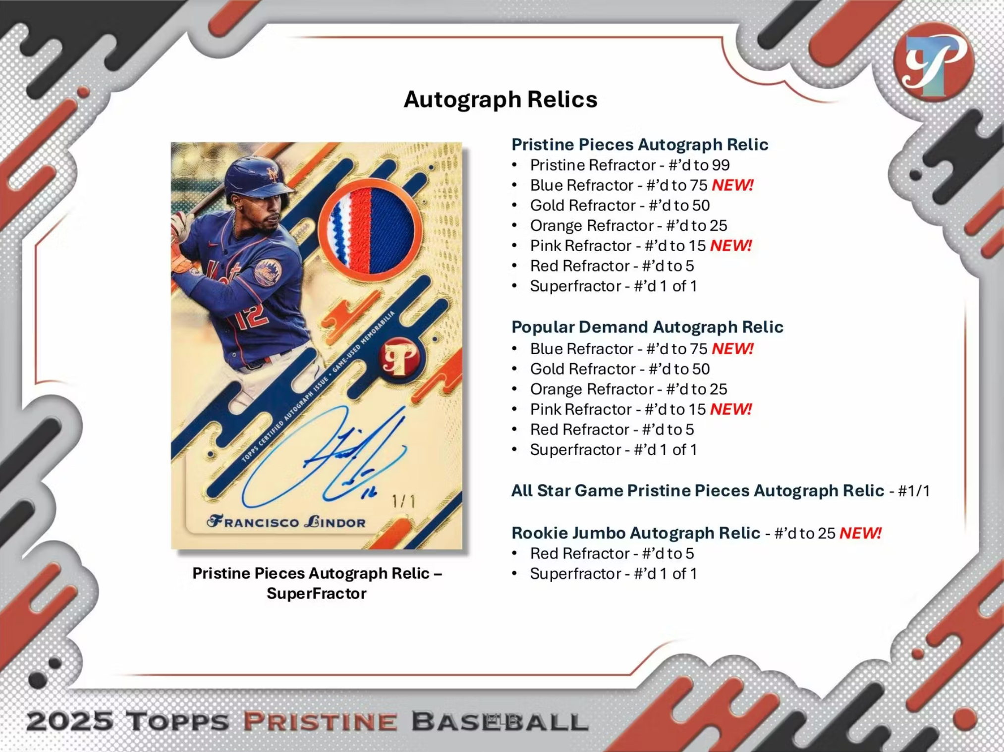 2025 Topps Pristine Baseball Hobby Box