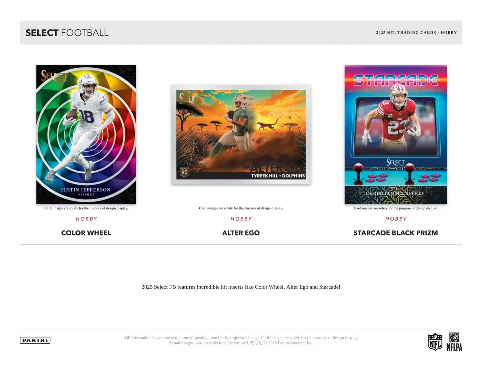 2025 Panini Select Football Hobby Box