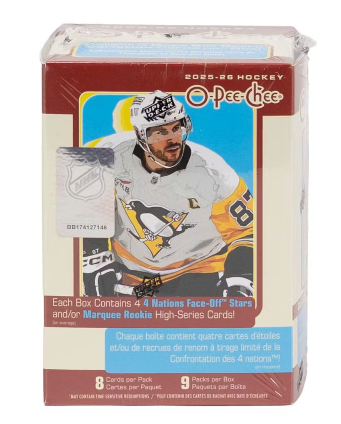 2025/26 Upper Deck O-Pee-Chee Hockey 9-Pack Blaster Box