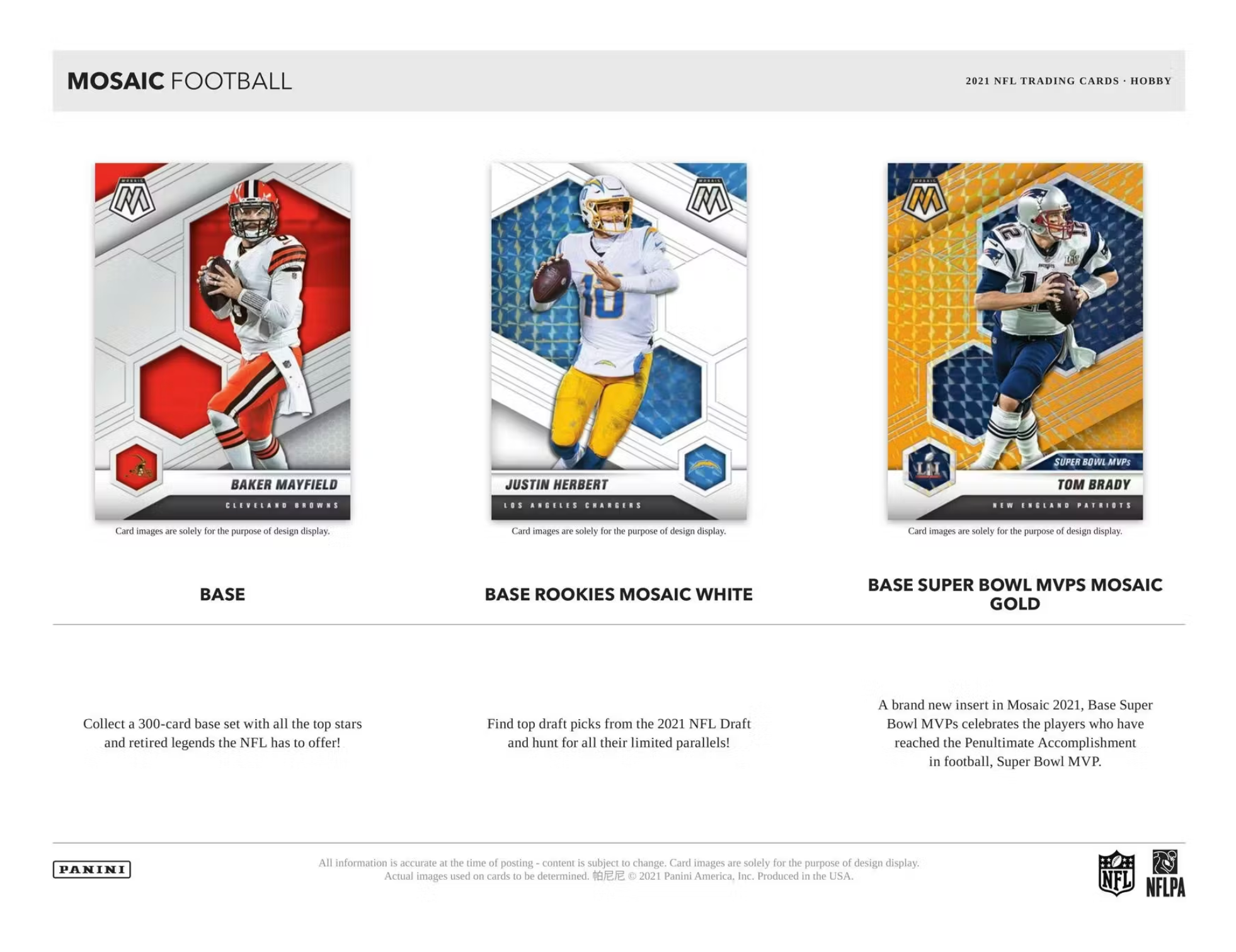 2021 Panini Mosaic Football Hobby Box