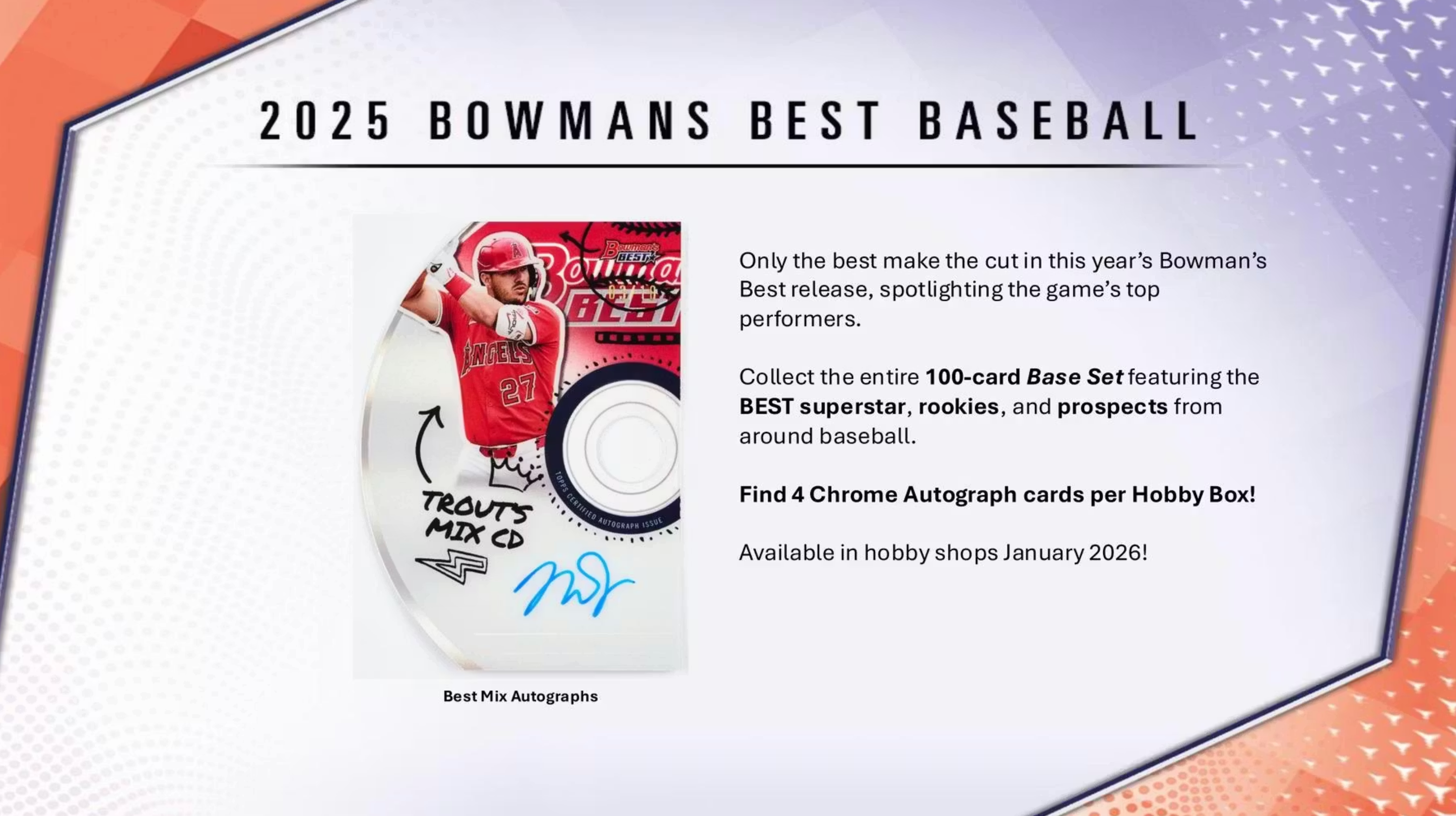 2025 Bowman's Best Baseball Hobby Box