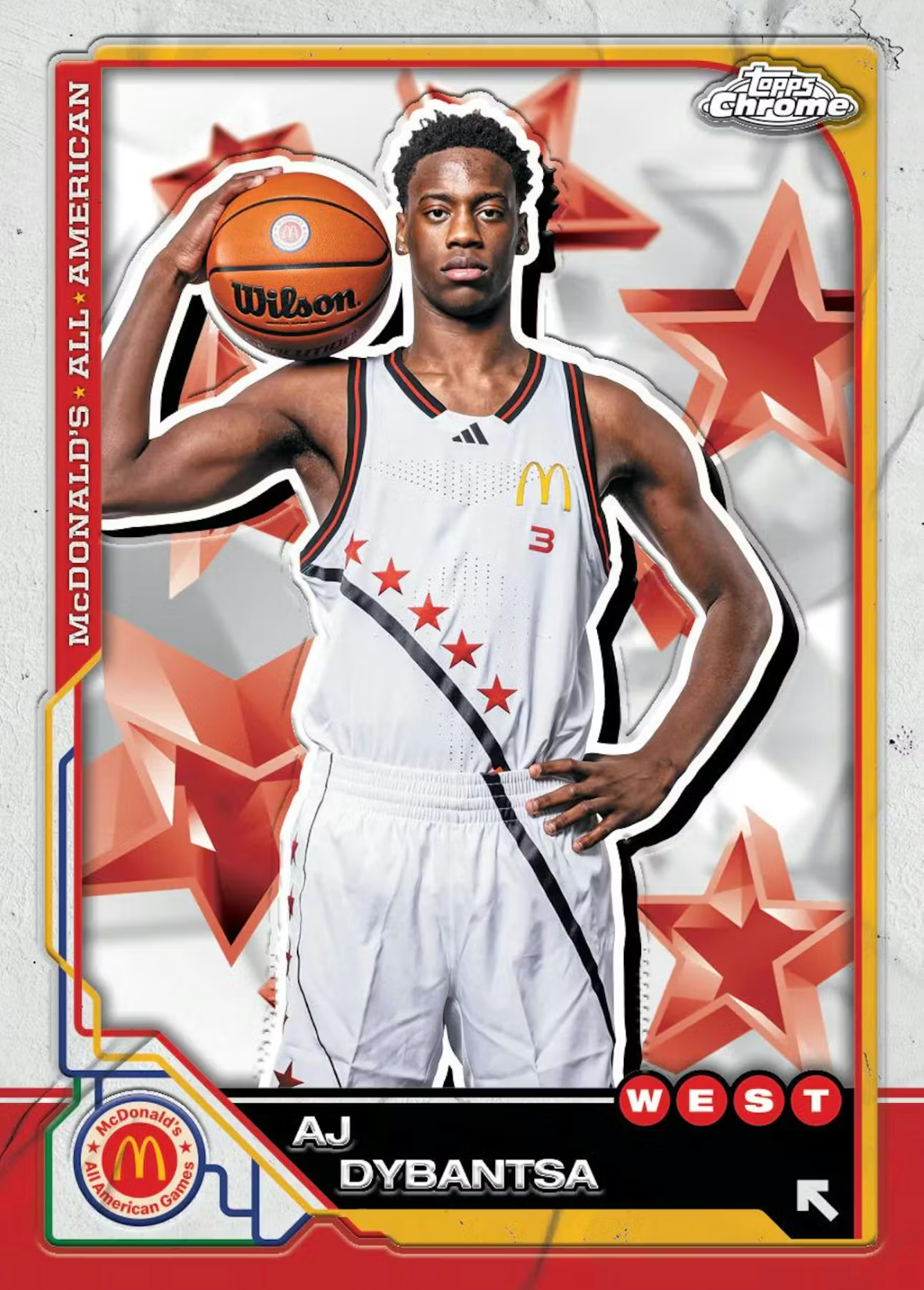 2025 Topps Chrome McDonald's All American Basketball Hobby Box