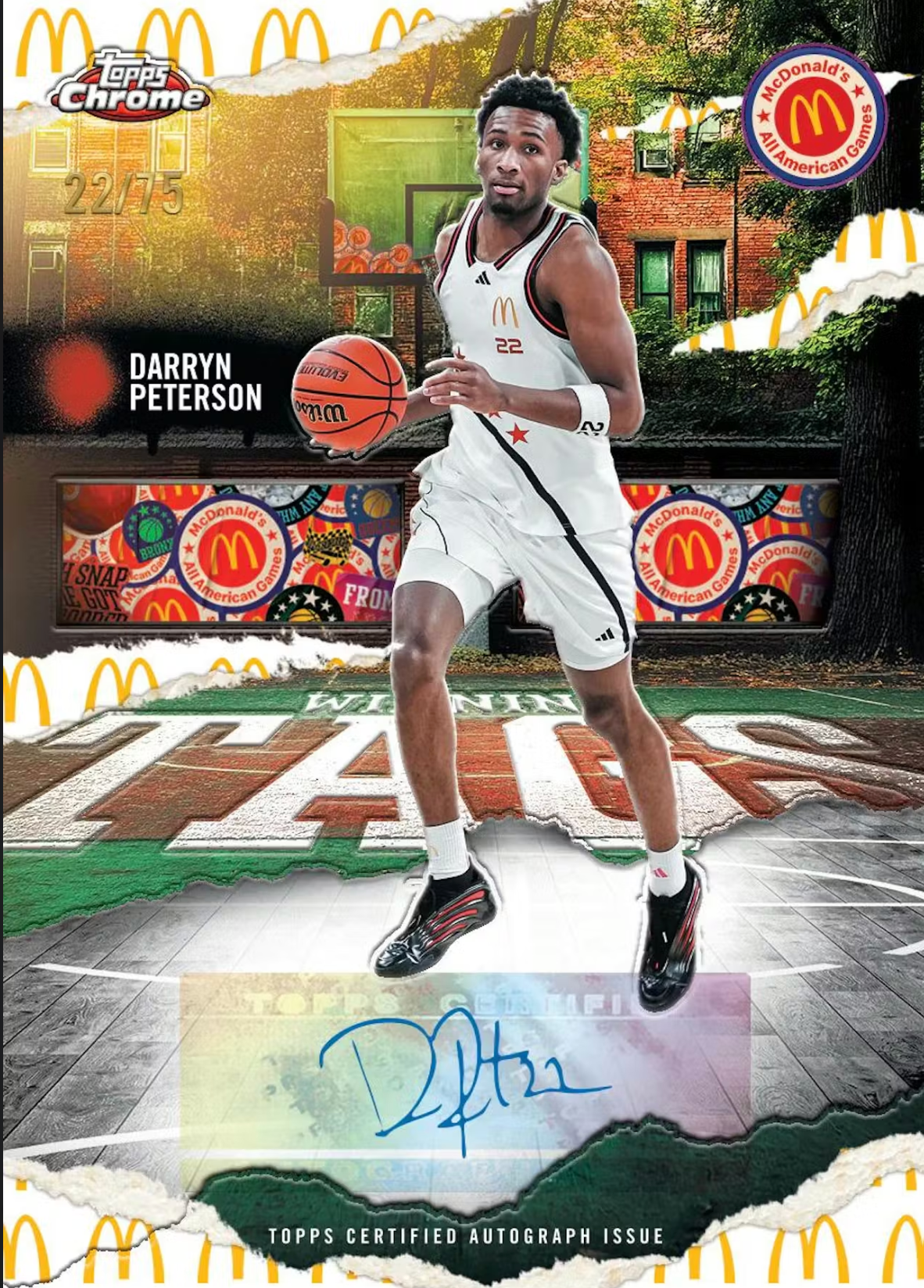 2025 Topps Chrome McDonald's All American Basketball Hobby Box