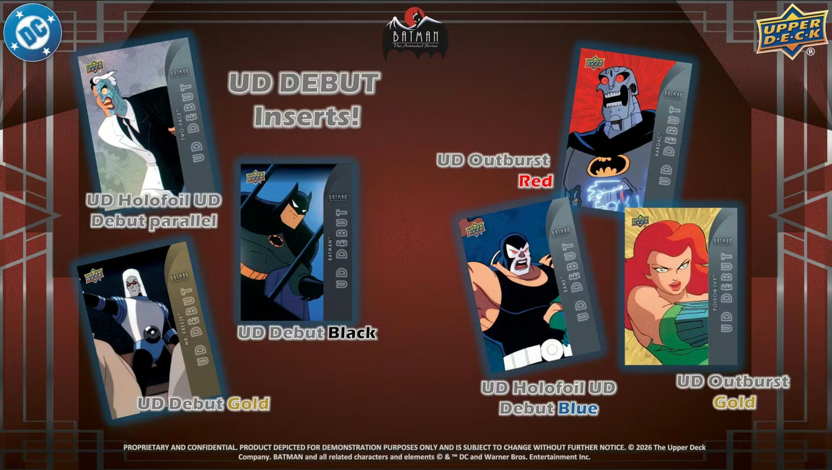 2025 Upper Deck Batman The Animated Series Hobby Box