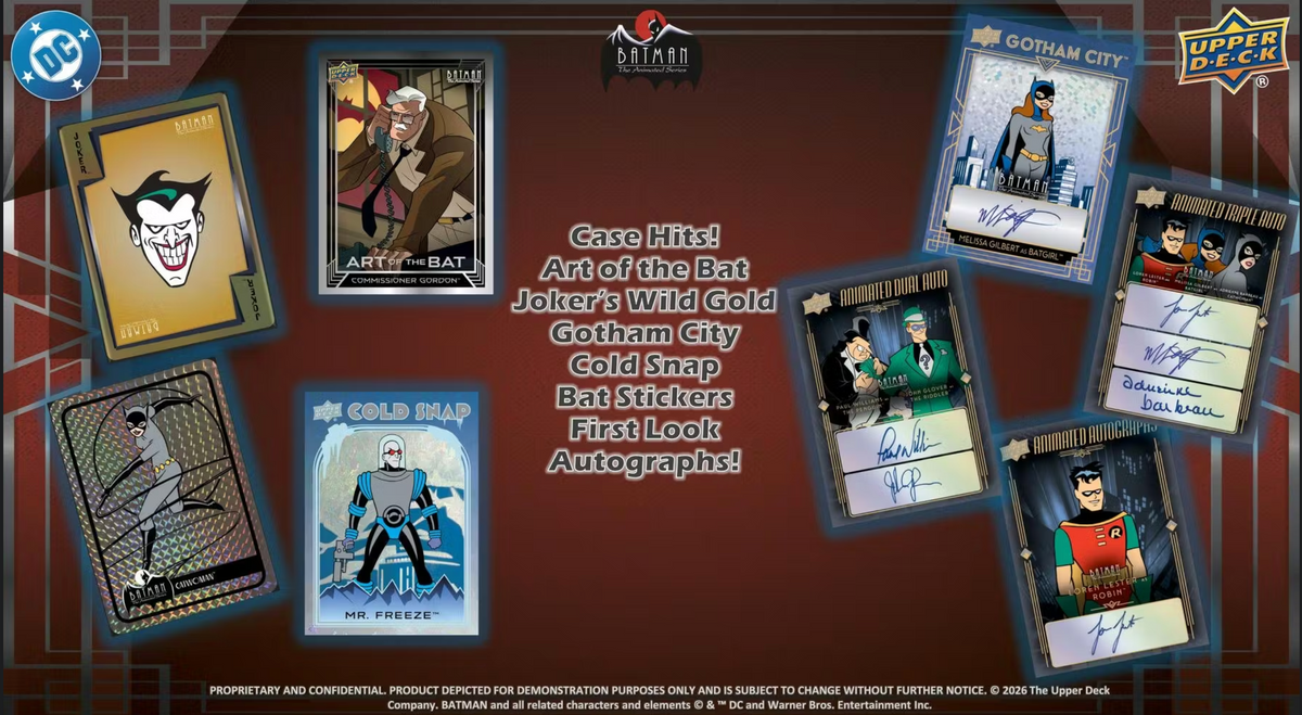 2025 Upper Deck Batman The Animated Series Hobby Box
