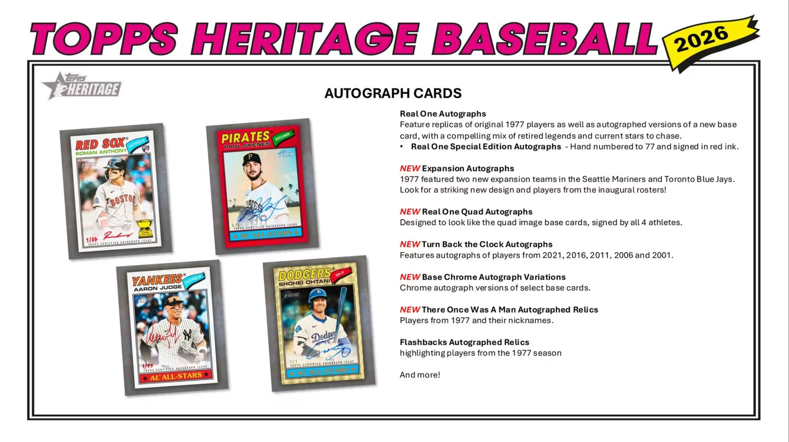 2026 Topps Heritage Baseball Mega Box