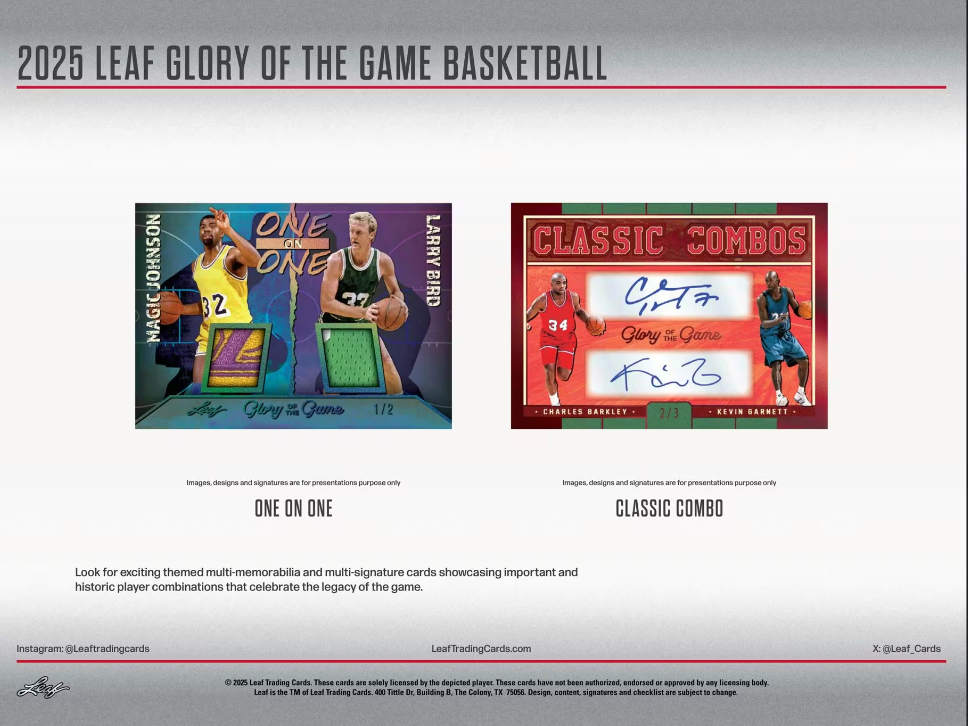 2025 Leaf Glory of the Game Basketball Hobby Box