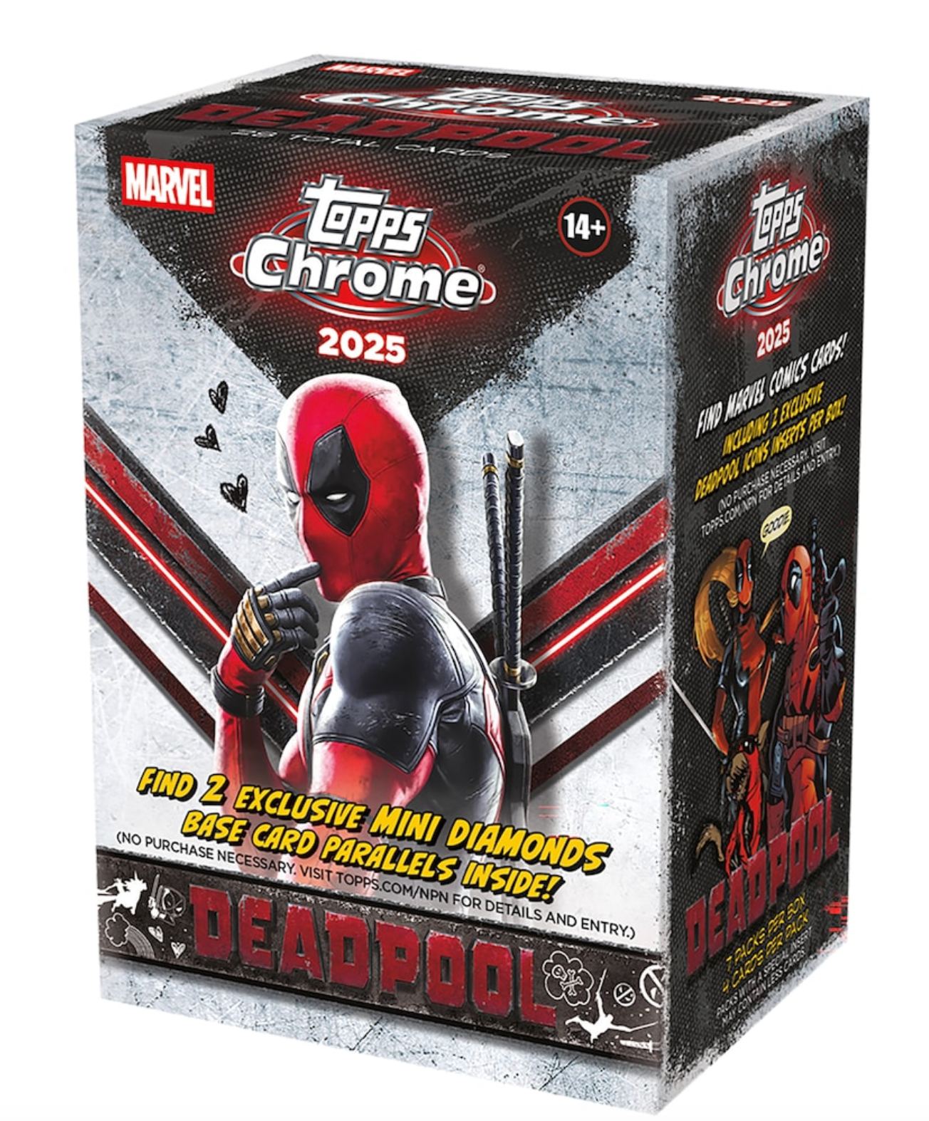 2025 Topps Deadpool Chrome Factory Sealed Value Box