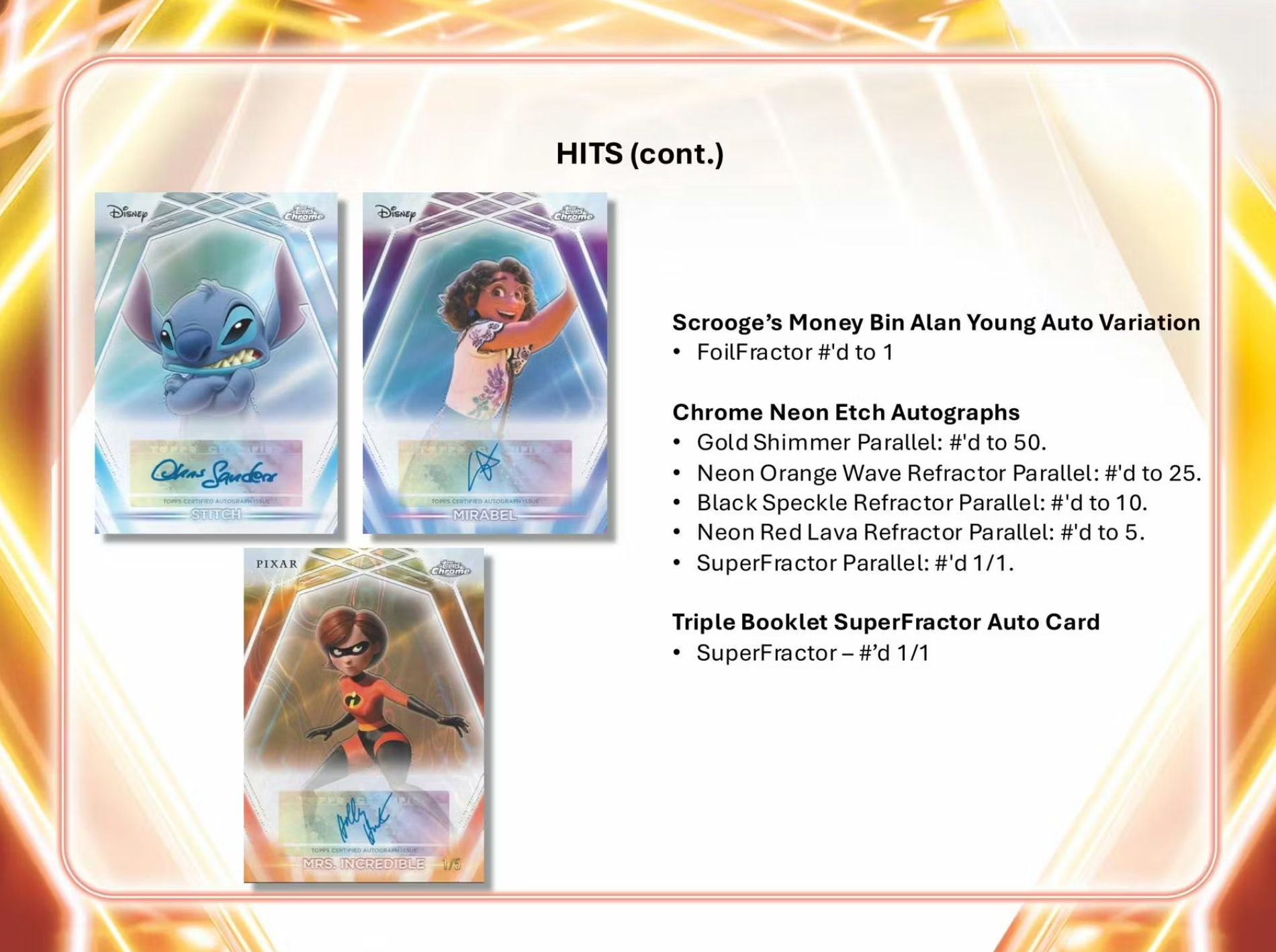 2026 Topps Disney Neon Blaster Box
