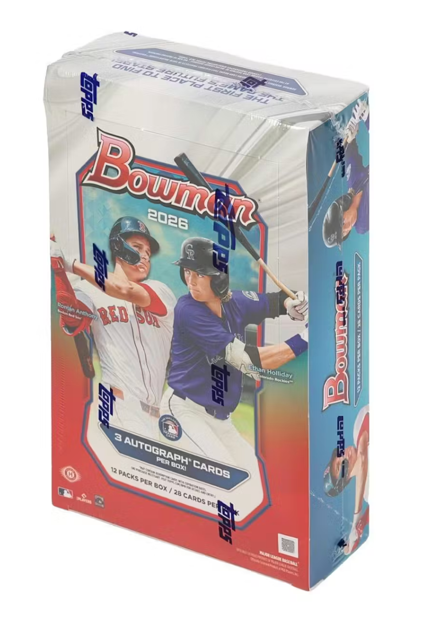 2026 Bowman Baseball Hobby Jumbo Box