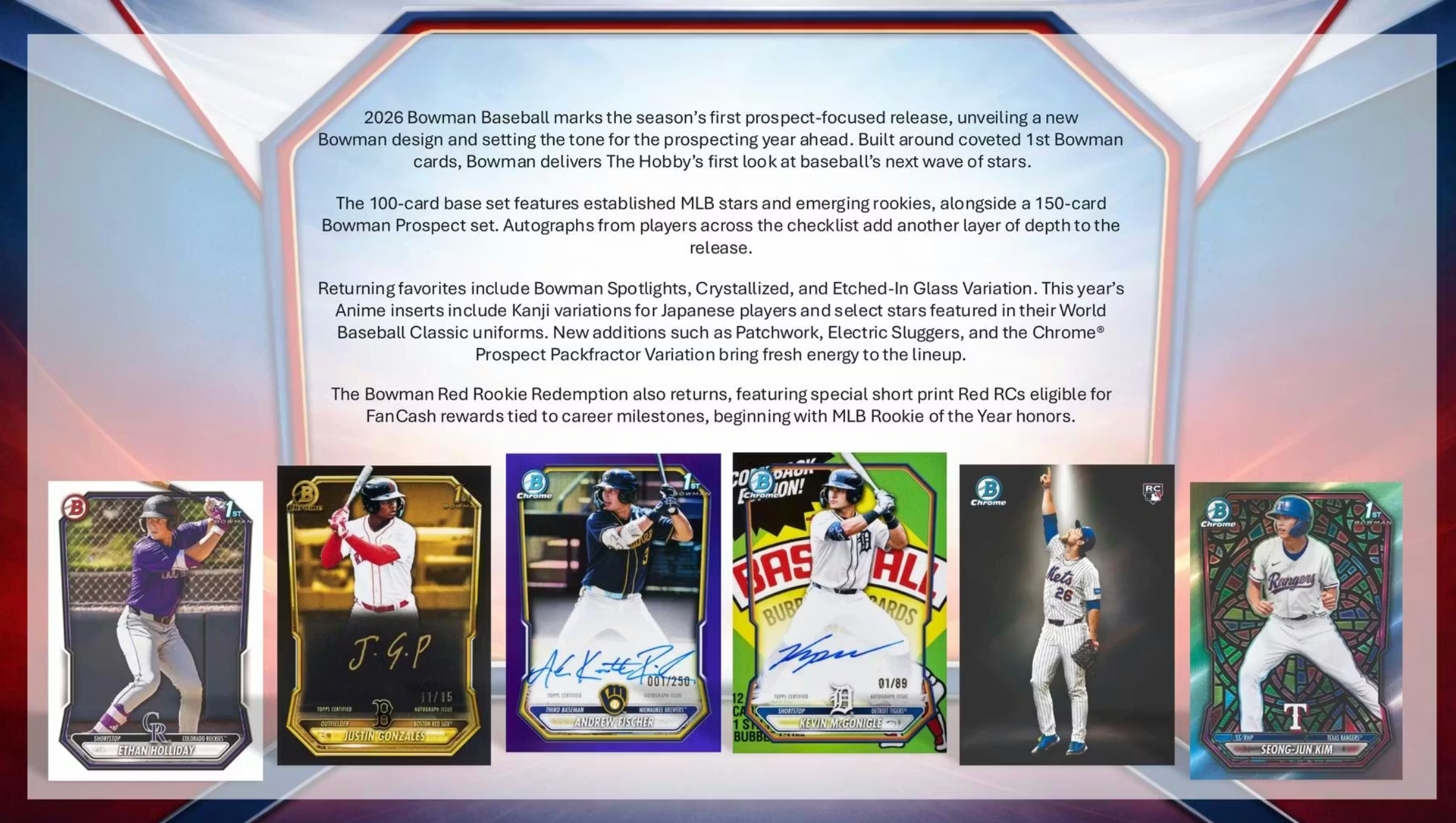 2026 Bowman Baseball Hobby Jumbo Box
