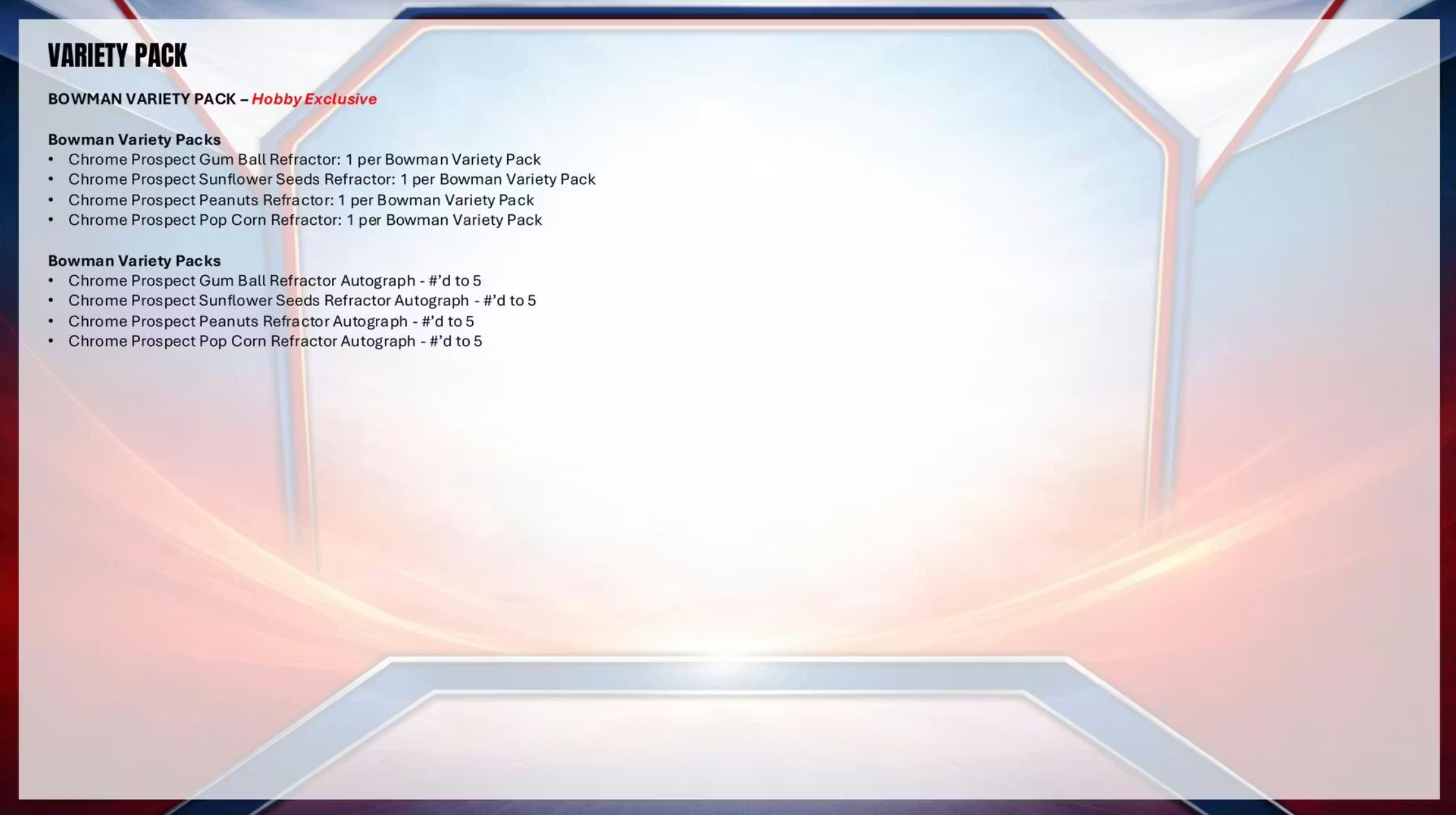 2026 Bowman Baseball Hobby Jumbo Box