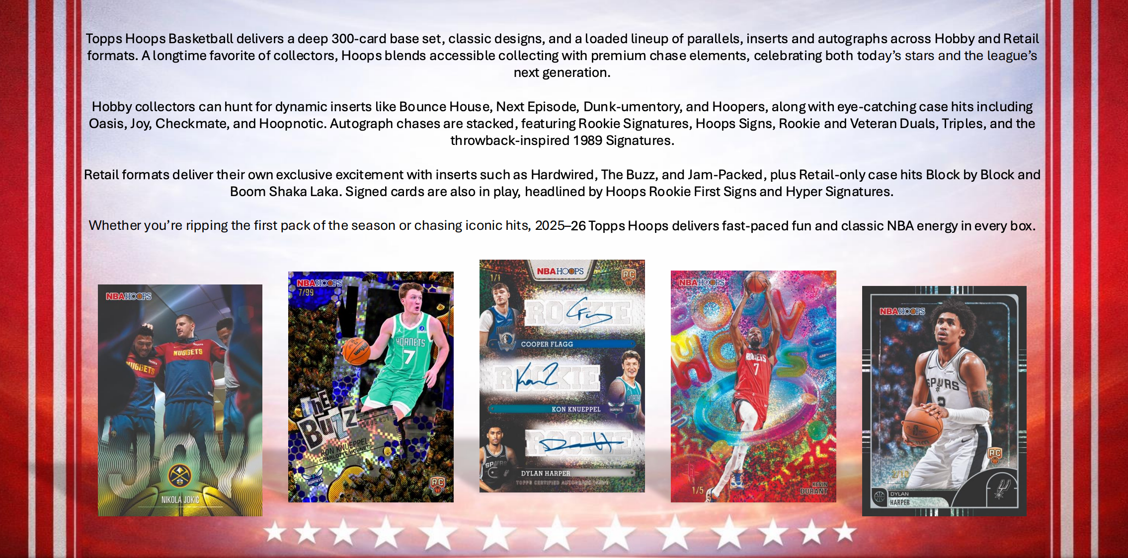 2025-26 Topps Hoops Basketball Hobby Jumbo Box
