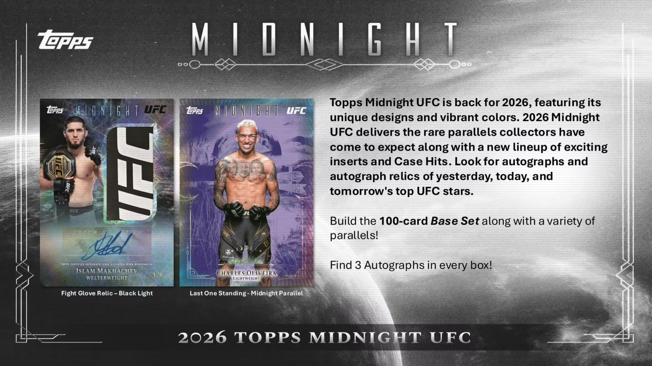 2026 Topps Midnight UFC Hobby Box