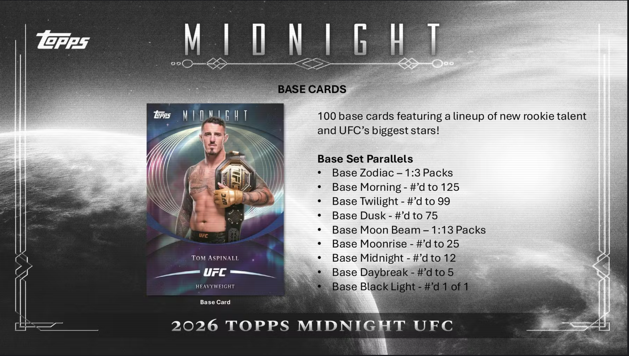 2026 Topps Midnight UFC Hobby Box
