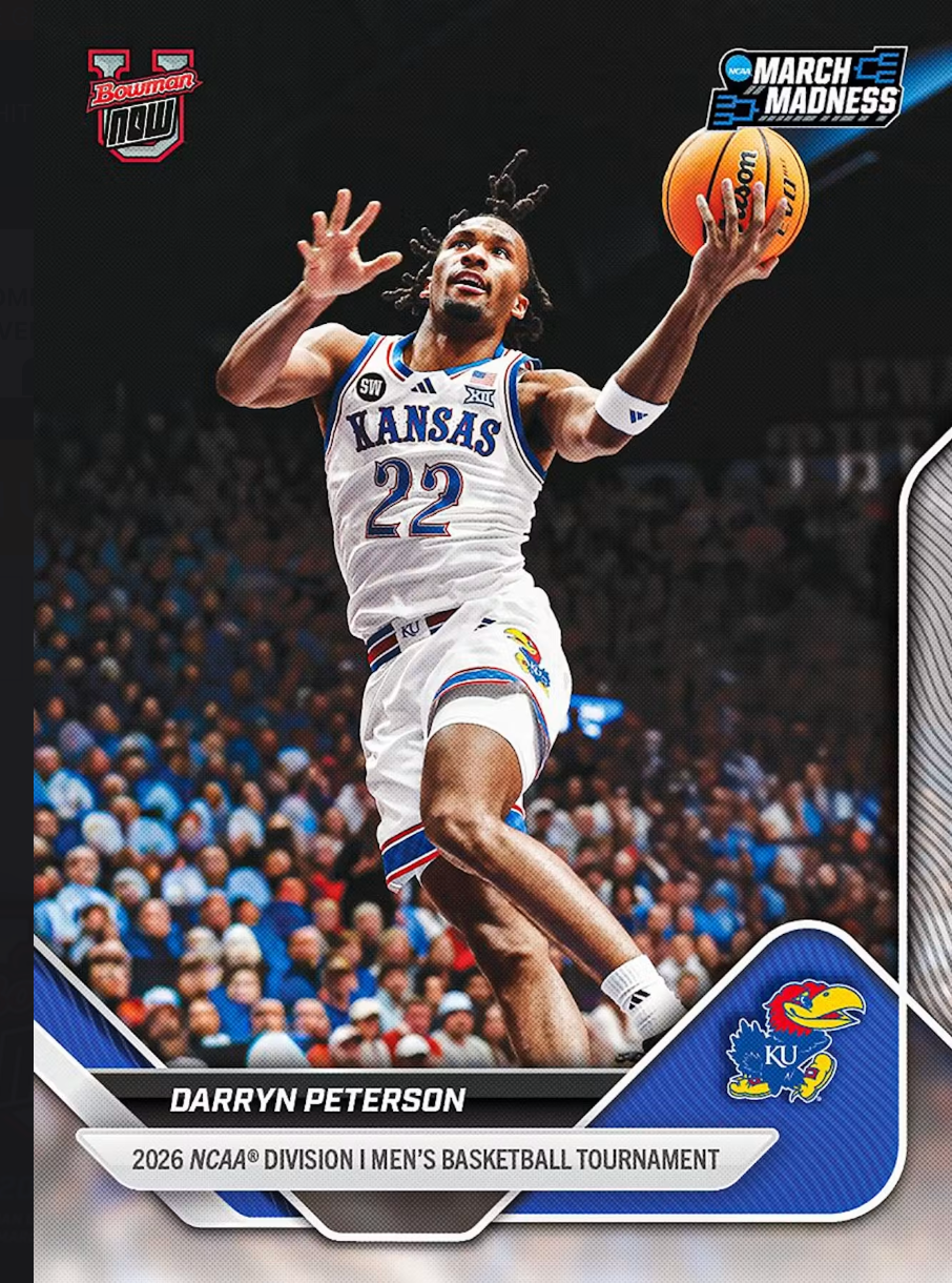 2025-26 Bowman U Now Mens Basketball March Madness Box