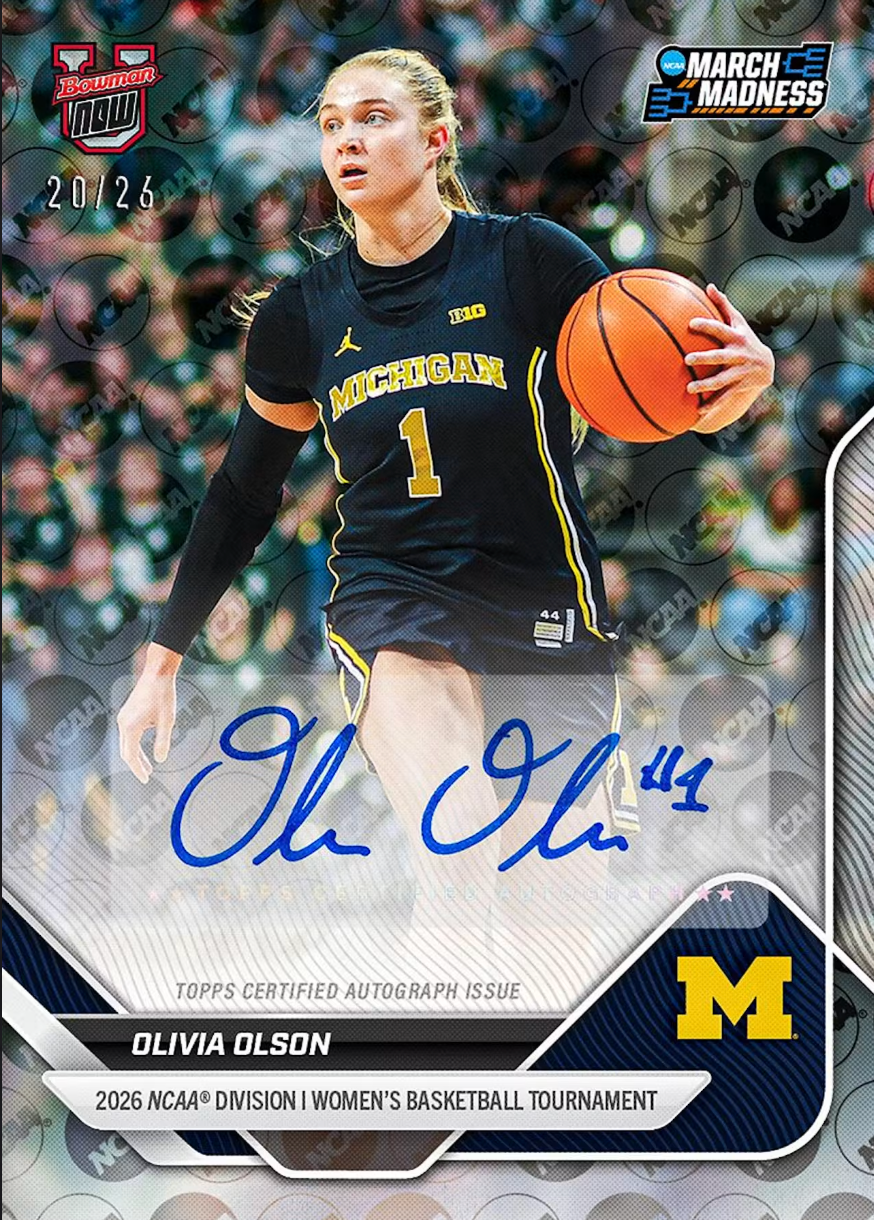 2025-26 Bowman U Now Mens Basketball March Madness Box