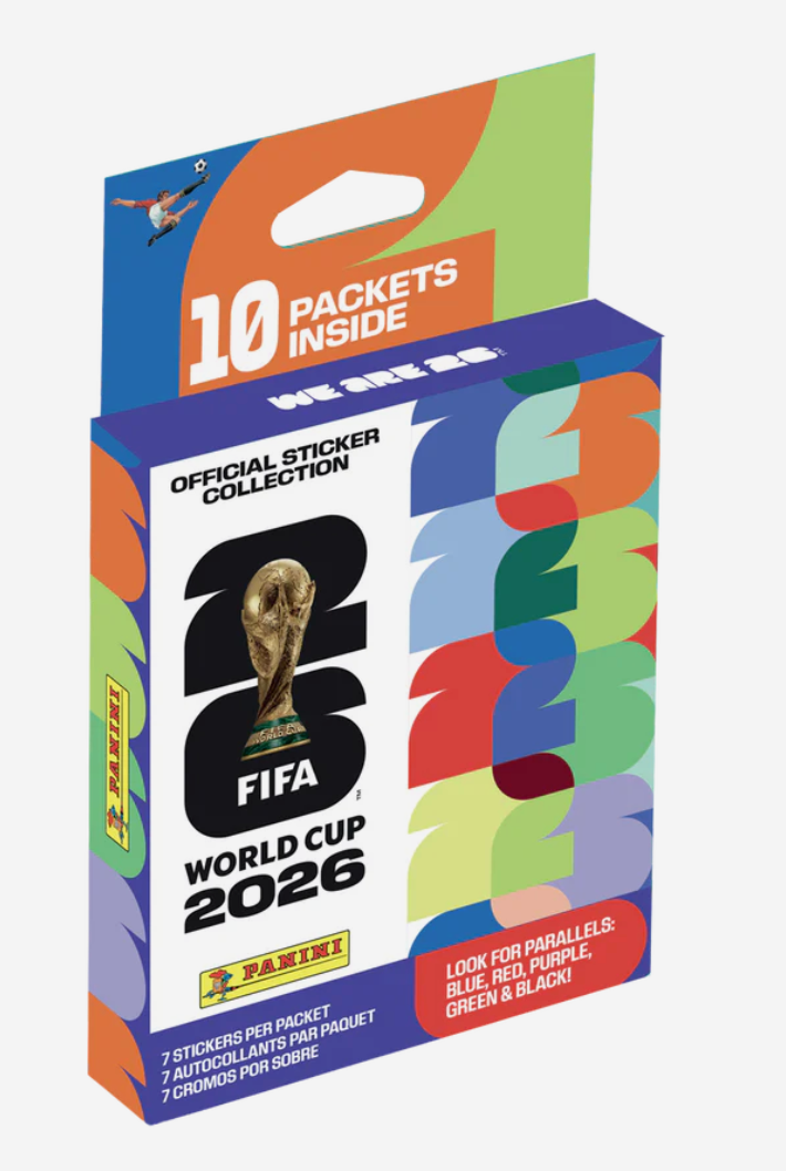 2026 Panini World Cup 10-Pack Sticker Hanger Box
