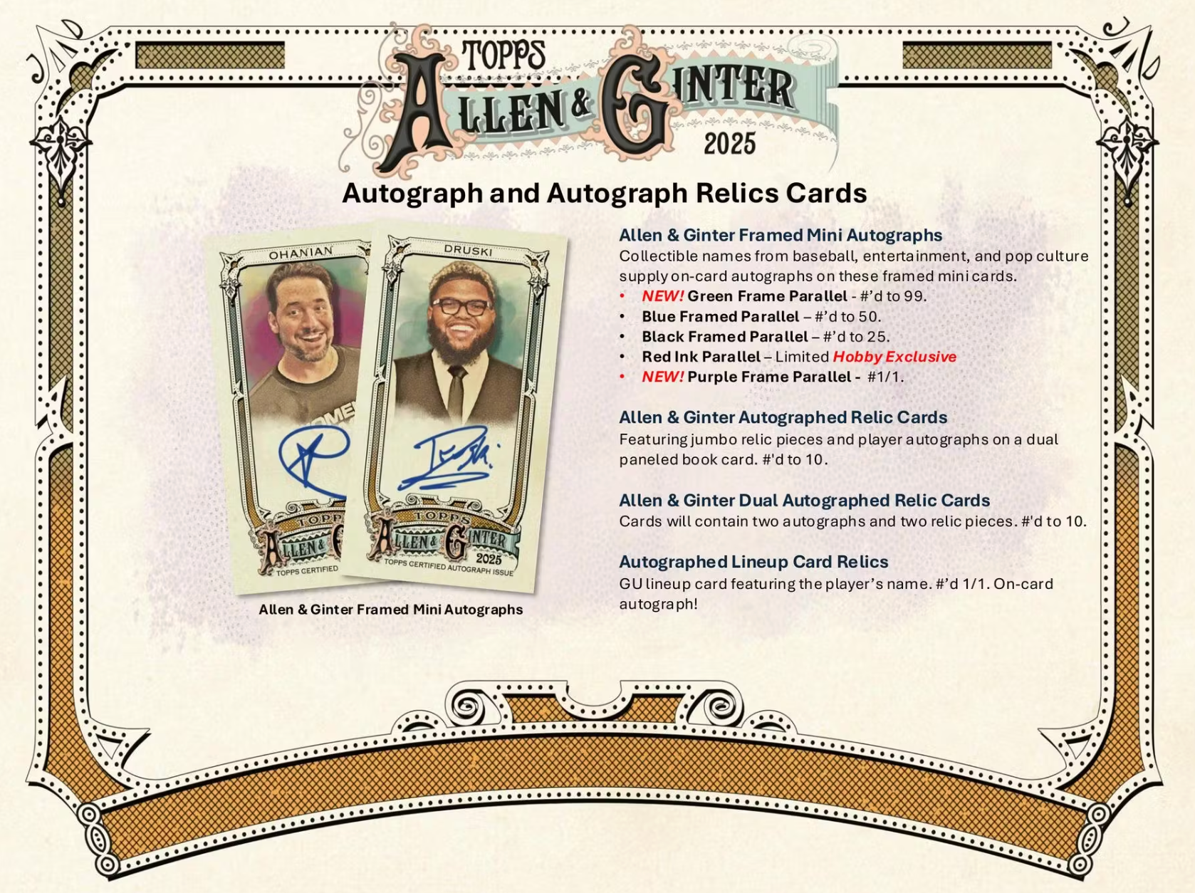 2025 Topps Allen & Ginter Baseball 8-Pack Blaster Box