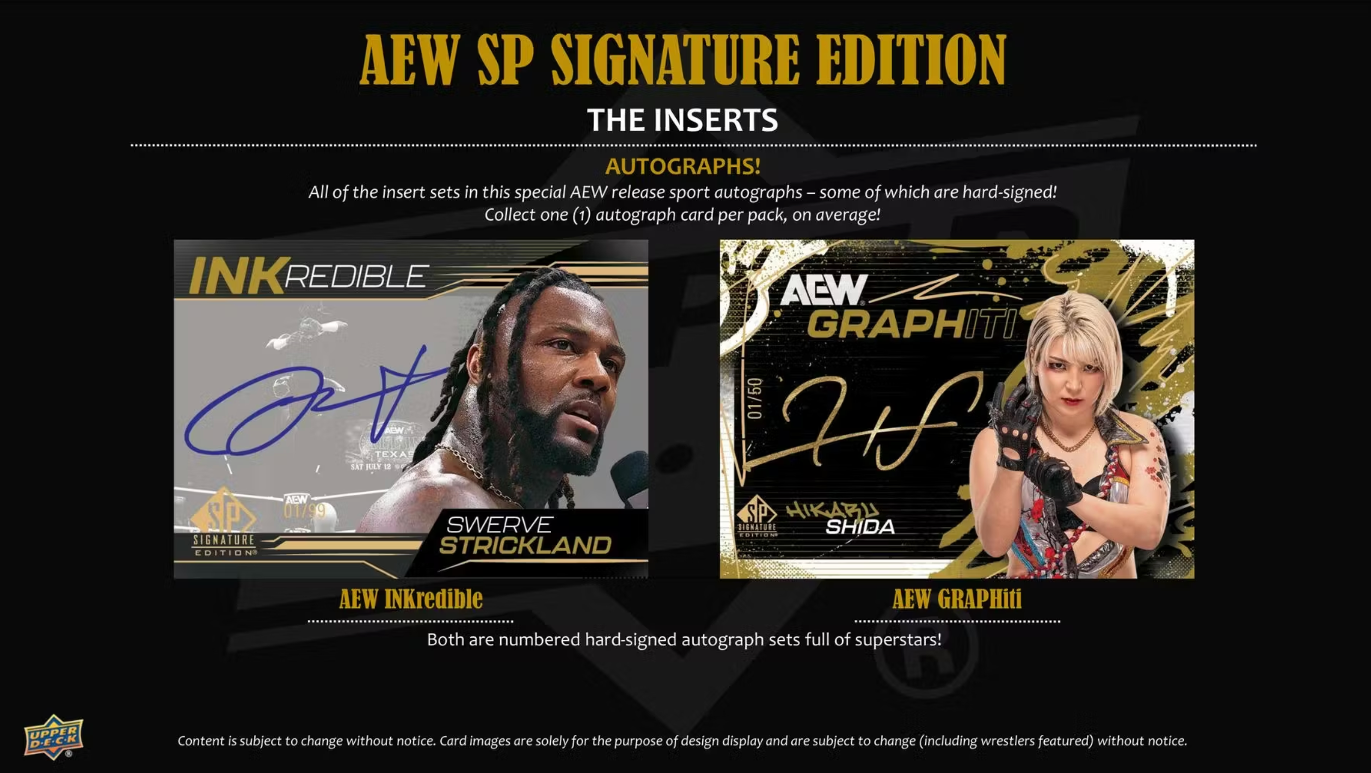 2025 Upper Deck SP Signature Edition AEW Wrestling Hobby Box