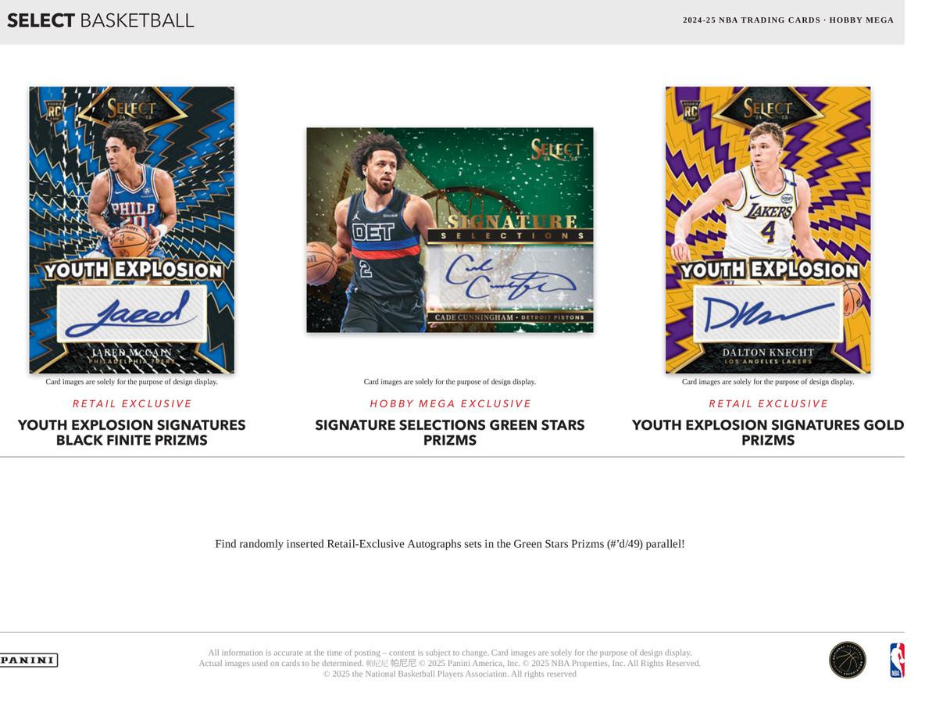 2024/25 Panini Select Basketball Hobby Mega Box