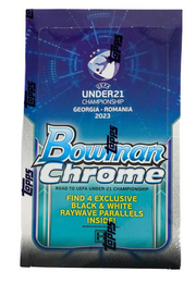 2022 Bowman Chrome Road to UEFA Under-21 European Championship Soccer Hobby Lit