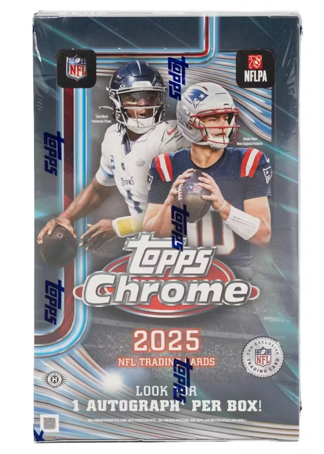 2025 Topps Chrome Football Hobby Box