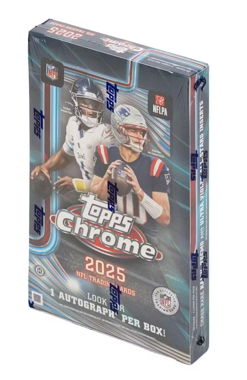 2025 Topps Chrome Football Hobby Box