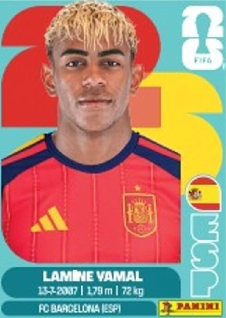 2026 Panini FIFA World Cup Soccer 25-Pack Sticker Box - U.S. Version
