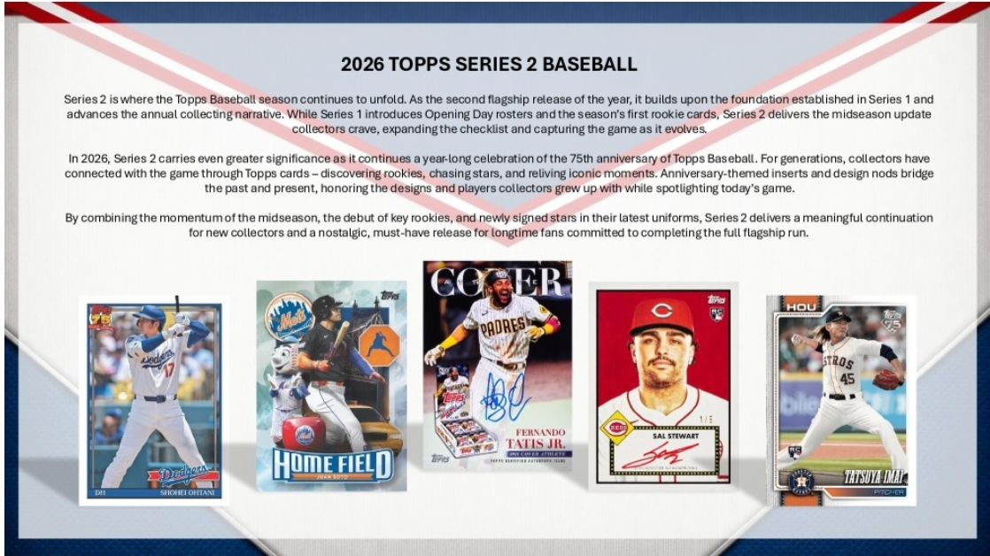 2026 Topps Series 2 Baseball Blaster Box - Whatnot