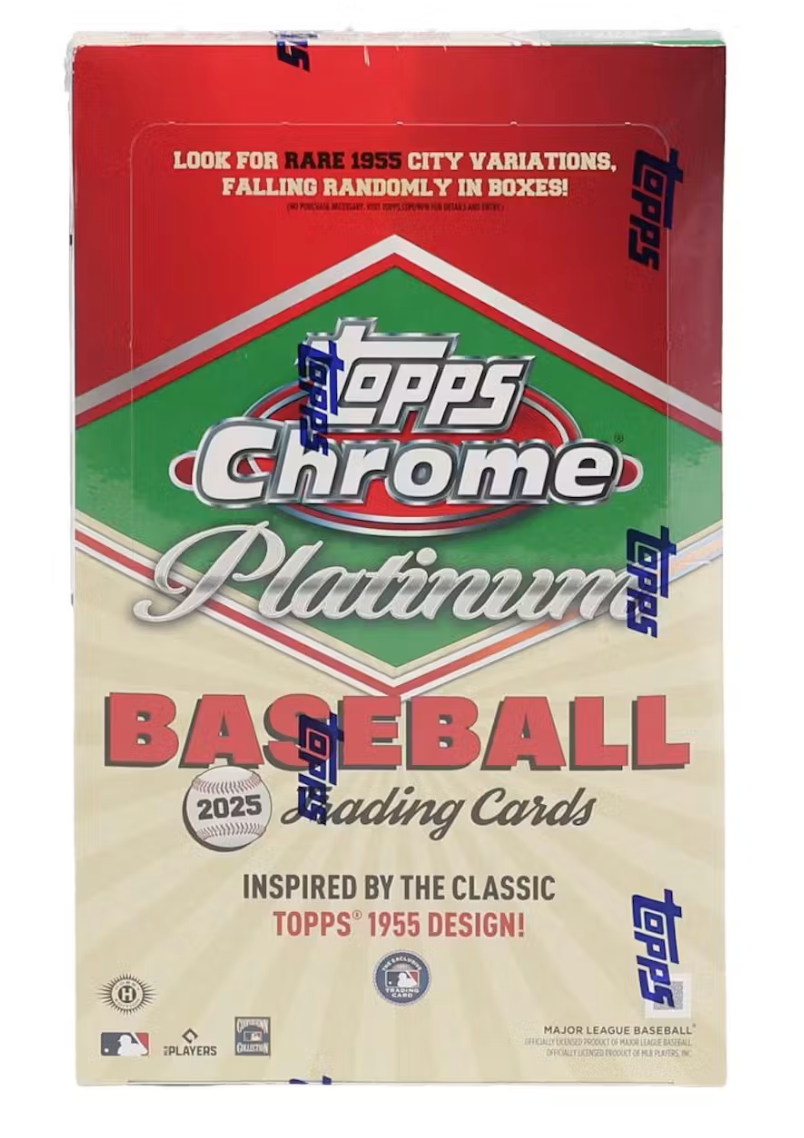 2025 Topps Chrome Platinum Anniversary Baseball Hobby Box