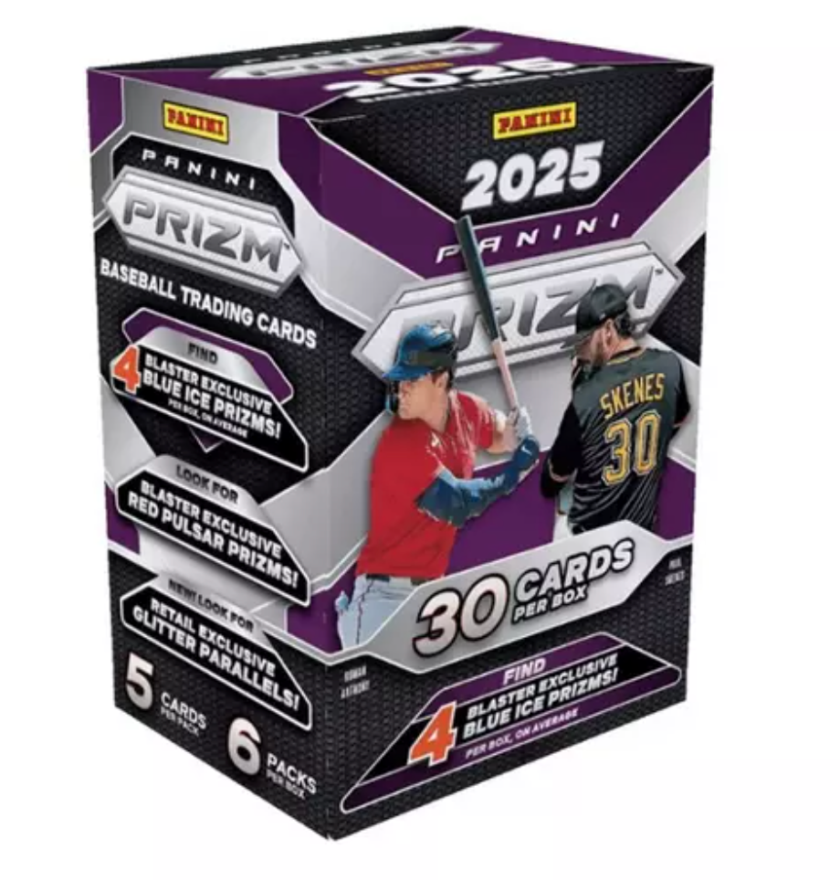 2025 Panini Prizm Baseball Blaster Box(Blue Ice Prizms)