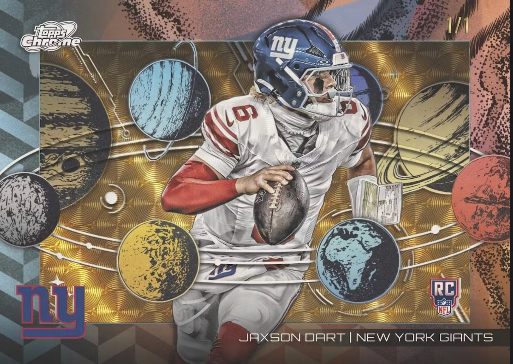 2025 Topps Cosmic Chrome Football Hobby Box OL